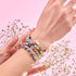 Bracelet en fluorite | Argent sterling 925 | Pierre précieuse en forme de champignon en verre Firefly